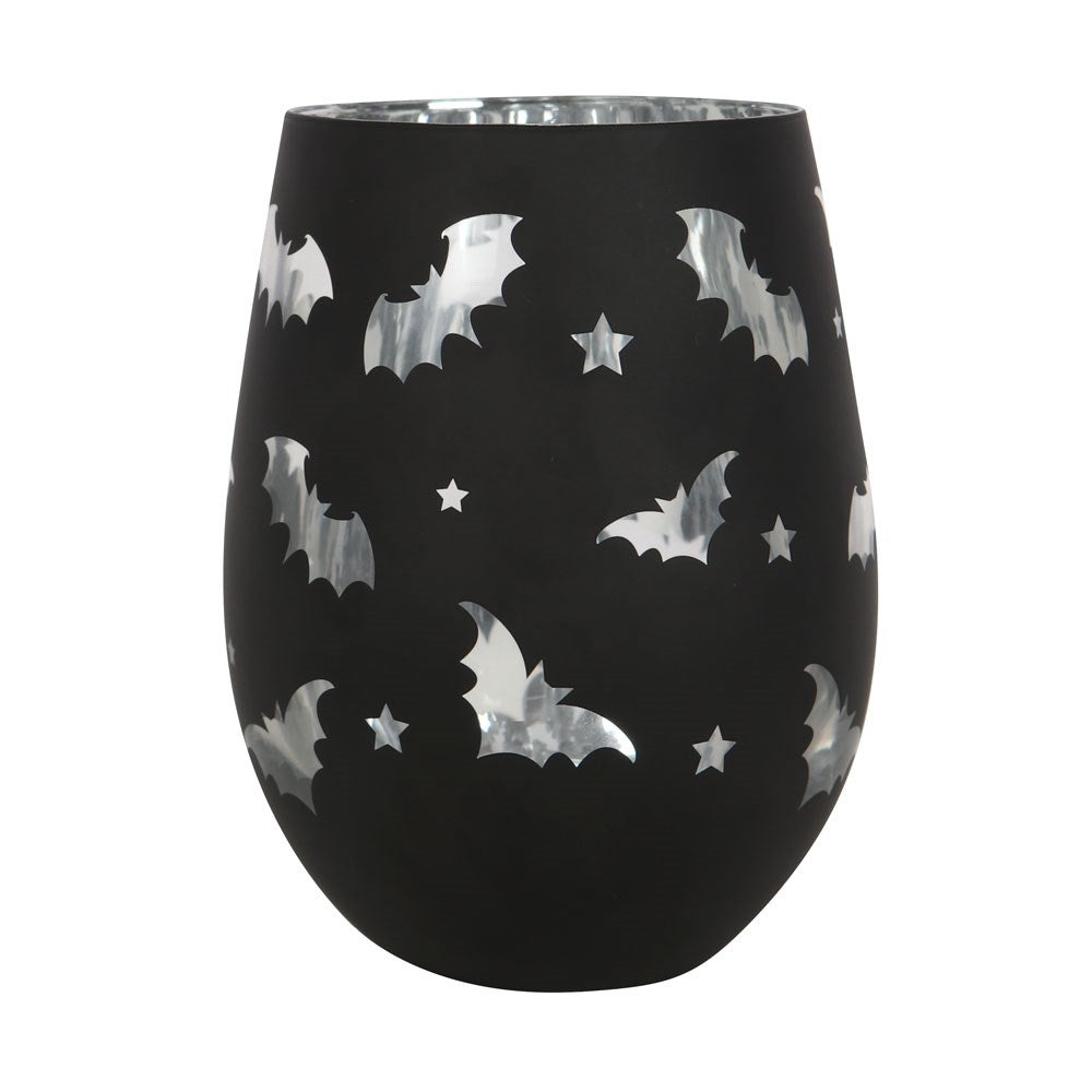 Vaso Murciélagos Plateado