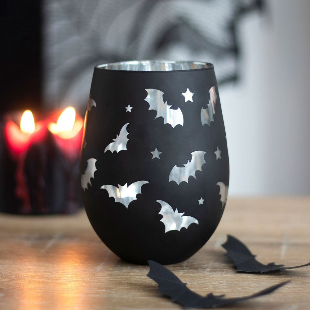 Vaso Murciélagos Plateado