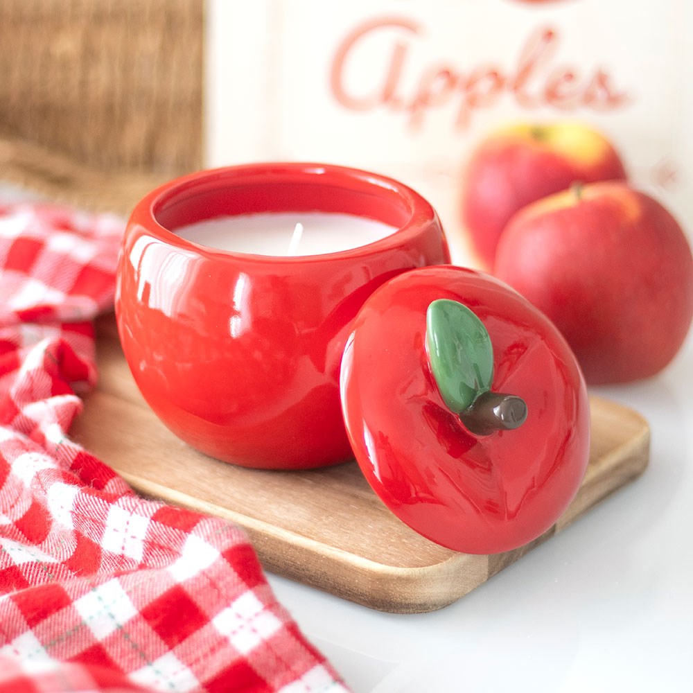 Vela en Tarro Manzana Roja